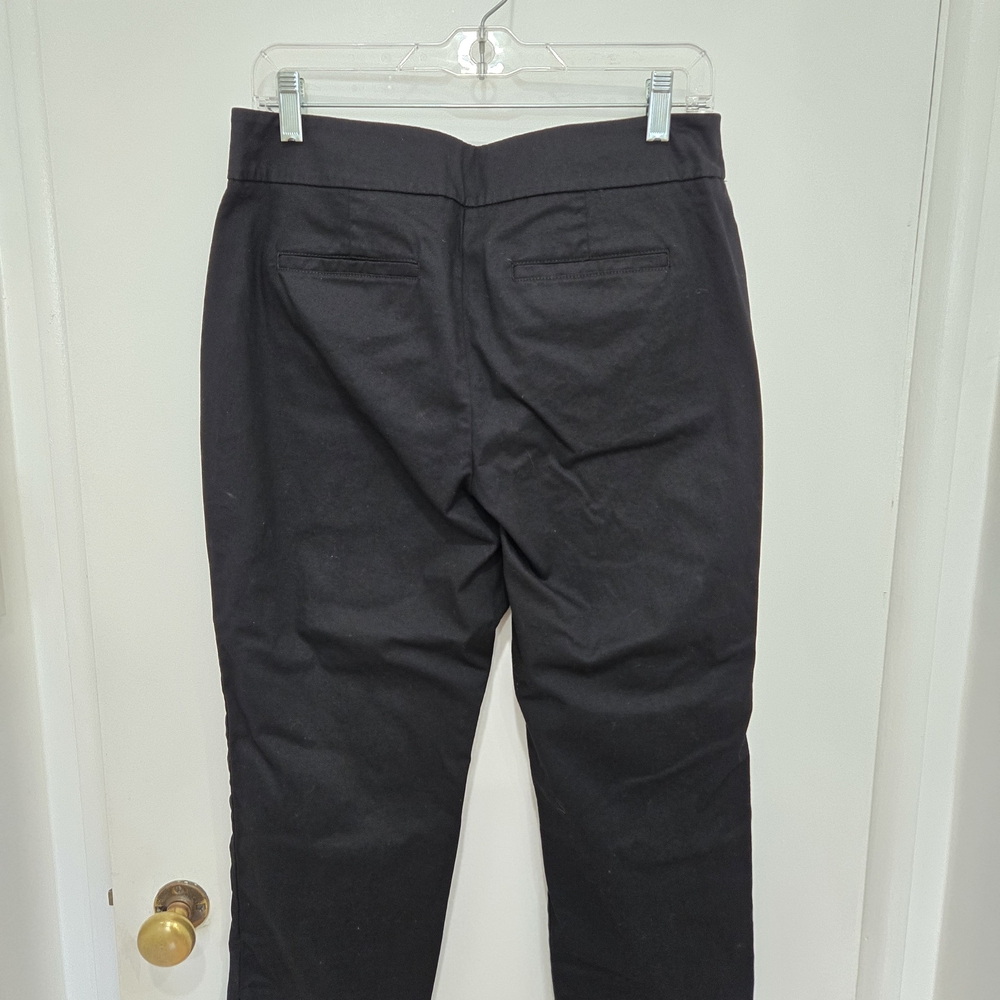 Ann Taylor Factory Black Stretch Business Casual Capri Pants Size 10P - Picture 5 of 7